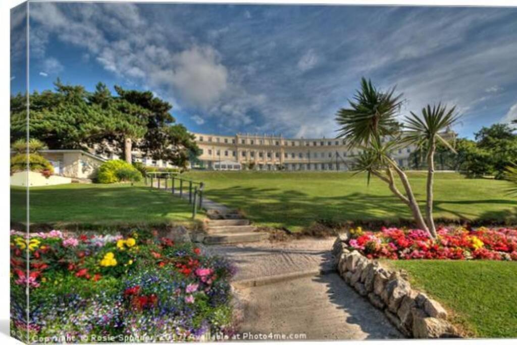 **Sunny And Bright, Thatchers Rock One Bed Beach Front Apartment*** Torquay Exteriör bild